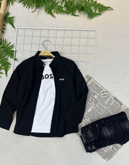 قميص ولادي boss